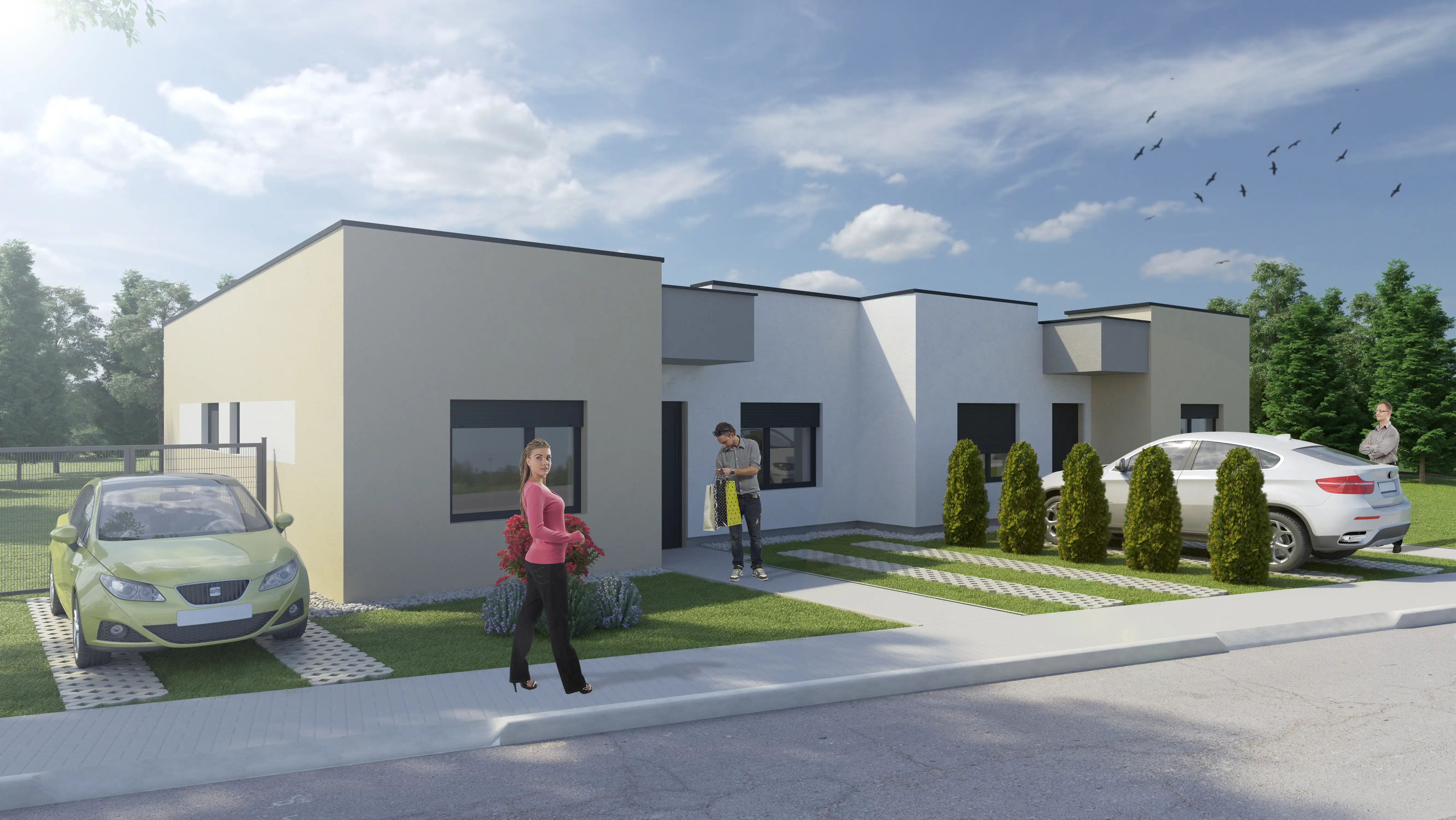 Exteriér projektu