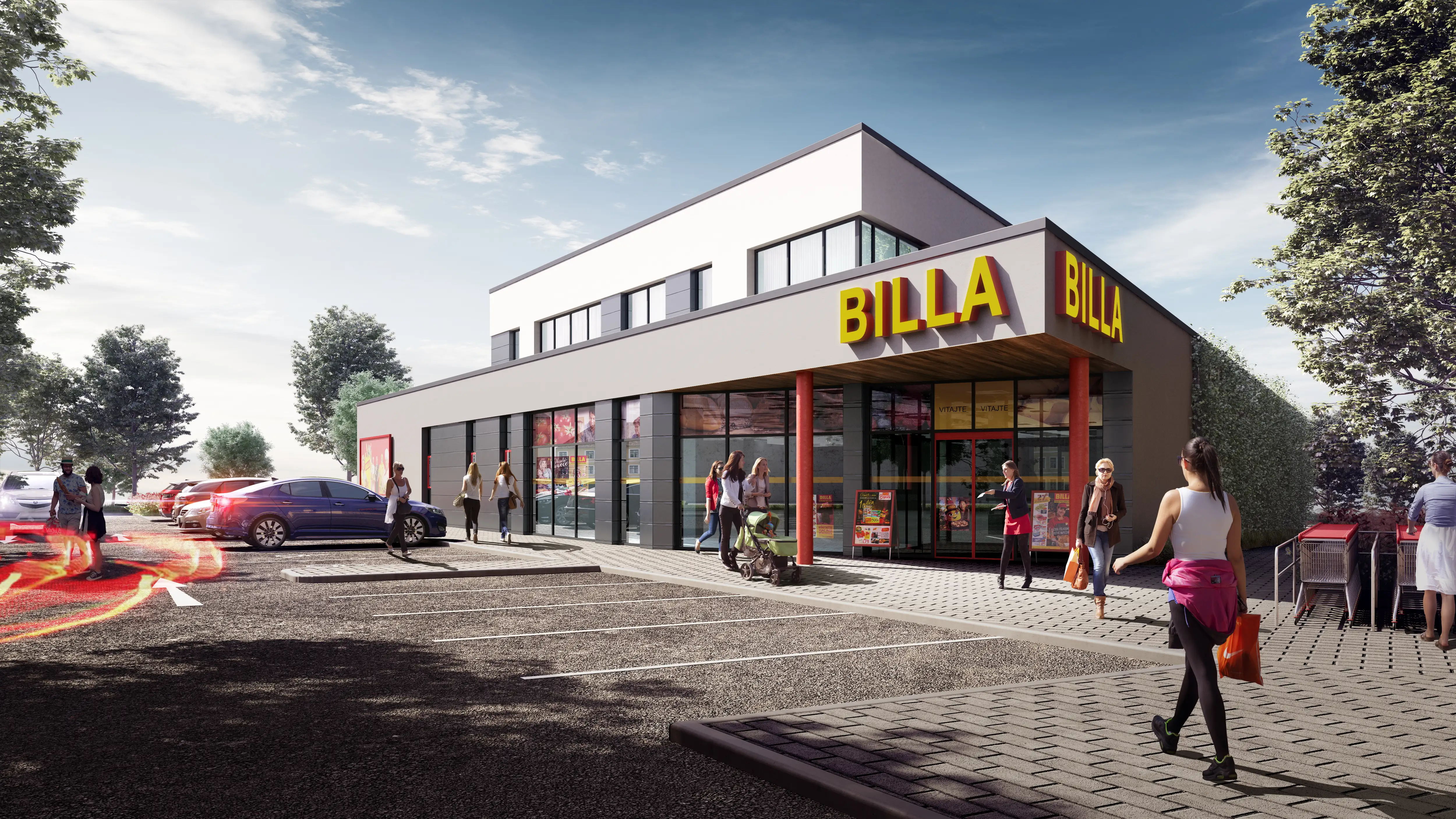 Exteriér projektu